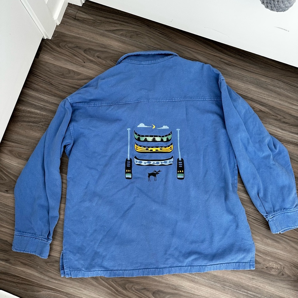 Wek blue button up